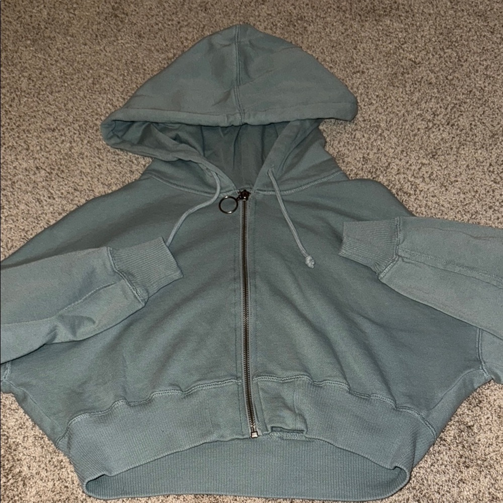Aeropostale Blue Zip-Up Hoodie